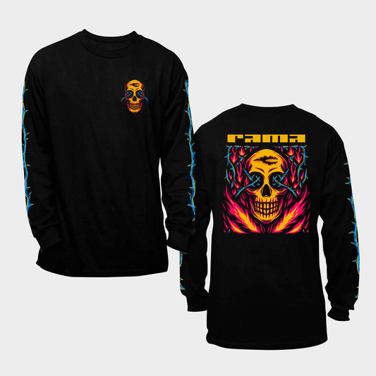 Polera - Calavera - Manga larga